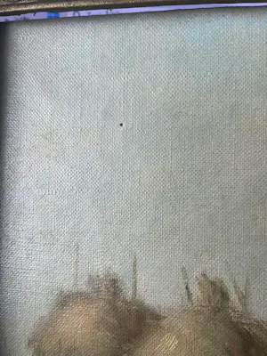 Buy Jacques Pijnenborg - Twee hooimijten Brabants landschap? Bid from 30!