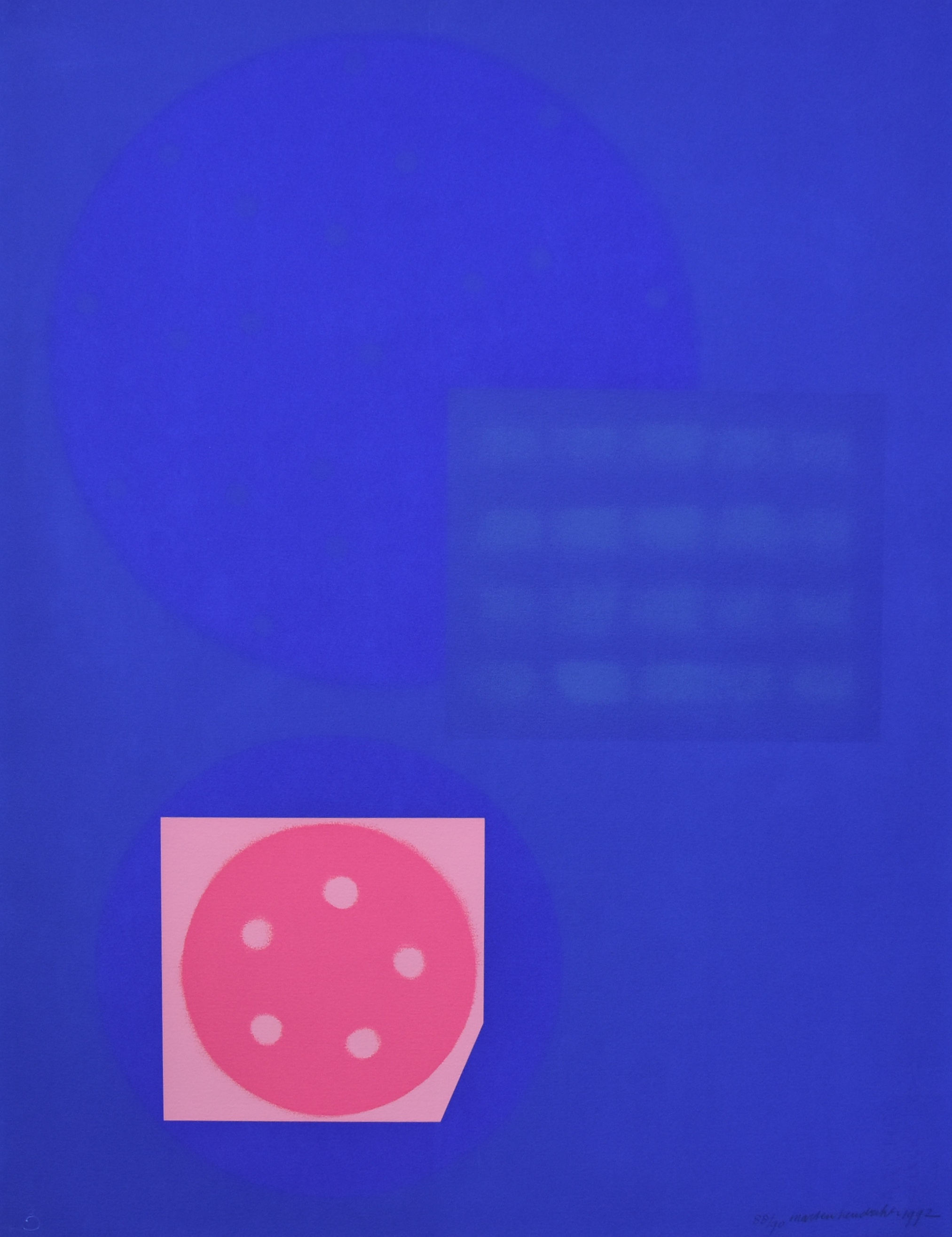 Marten Hendriks - zeefdruk # COMPOSITIE # 1992, gesigneerd/genummerd, mint- kopen? Bied vanaf 39!