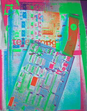 Henk van der Vet - Zeefdruk, Zonder titel kopen? Bied vanaf 1!