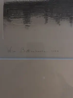 Wim Bettenhausen - Wim Bettenhausen - kleurenets - Hofvijver in tegenlicht kopen? Bied vanaf 220!