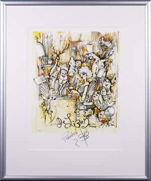 Guy Olivier - Giclée, De Librije - Ingelijst verkocht voor € 35!