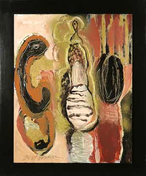 Bert Braam - Acryl op paneel, Kununurra verkocht voor € 1!