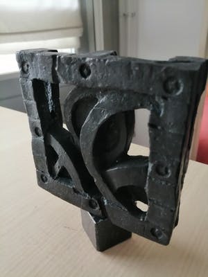 Ernest Joachim - "In beweging" uit 1996 massief brons kopen? Bied vanaf 32!