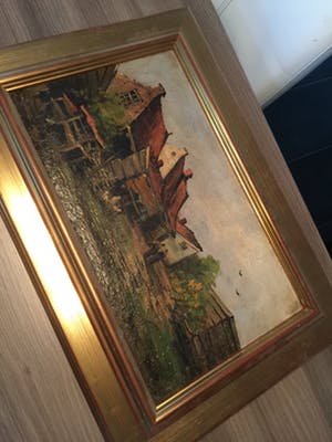 Niet of onleesbaar gesigneerd - Schilderij 1907 door Kipp kopen? Bied vanaf 10!