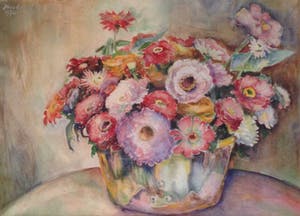 Jacoba Greven - A9554, aquarel voorjaarsbloemen kopen? Bied vanaf 30!