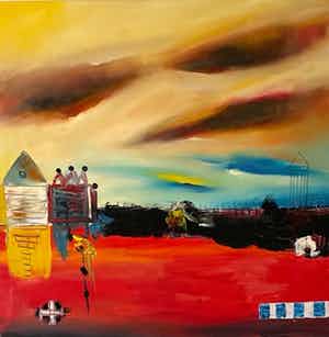 Han Teng - Abstract verkocht voor € 75!