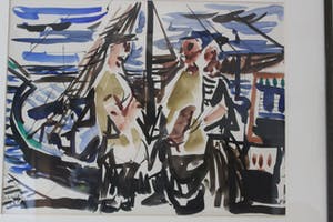 Frans Hollaardt - Vissers in Scheveningen kopen? Bied vanaf 150!