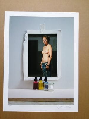 Niet of onleesbaar gesigneerd - Peter Handel - Stillleben mit Karina - Handgesigneerd kopen? Bied vanaf 1!