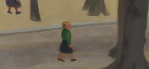 Mies Callenfels-Carsten - Schilderij Olieverf op Doek DE LANGE VOORHOUT uit 1954 kopen? Bied vanaf 2000!