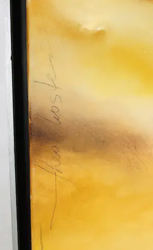 Theo Koster - Gemengde techniek op doek, Abstracte compositie - Ingelijst (Groot) kopen? Bied vanaf 1!