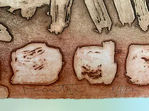 Jan Montyn - handgesigneerde litho | 'Vallée de Merveille III' | 1997 (INGELIJST) kopen? Bied vanaf 100!