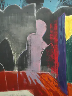 Xandra Donders - Gemengde techniek , Verdwenen Madonna van Pieve di Chio - 70 x 100 cm. kopen? Bied vanaf 50!