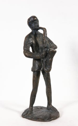 Margot Hudig-Heldring - Brons, Saxofonist kopen? Bied vanaf 1!