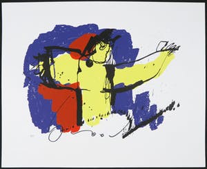 Herman Brood - Zeefdruk, Brasil God kopen? Bied vanaf 80!