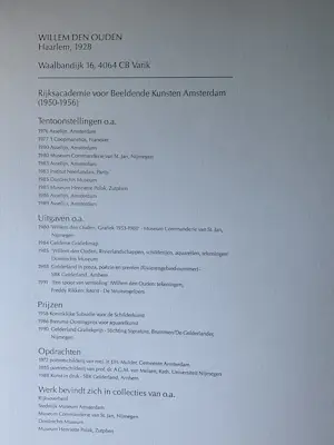 Willem den Ouden - Litho de Waal Tegenlicht nummer V/X 1991 kopen? Bied vanaf 79!