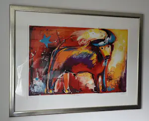 Angeles Nieto - Zeefdruk 'Toro' kopen? Bied vanaf 350!