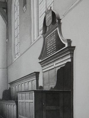 Maarten 't Hart - Interieur N.H. Kerk te Bunschoten kopen? Bied vanaf 250!