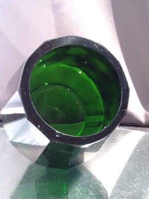 Moser - Facet geslepen kristallen vaas. kopen? Bied vanaf 35!