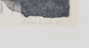 Frans Duin - Litho, Open raam kopen? Bied vanaf 1!