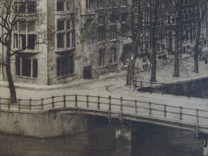 Dirk Harting - Ets , Hollandsche Levensverzekerings Bank Amsterdam – 1914 kopen? Bied vanaf 1!