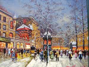 Toon Verplak - Le Moulin rouge verkocht voor € 100!