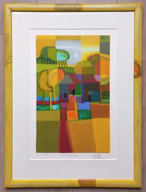 Ton Schulten - Zonovergoten, zeefdruk (prachtig ingelijst) kopen? Bied vanaf 495!