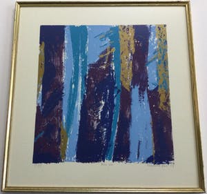 Theodora Plas - "Only you" (1987) | kleuren zeefdruk - ingelijst kopen? Bied vanaf 35!