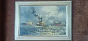 Marius de Jongere - Havengezicht olieverf op doek verkauft für € 700!