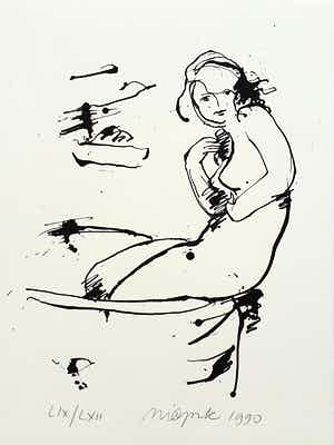 Nic Jonk - Zonder titel verkocht voor € 45!