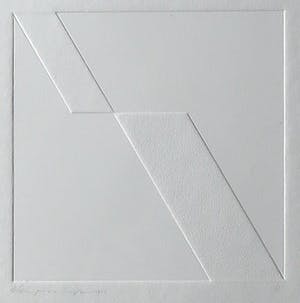 Harry van Kuyk - Reliëfdruk, Zonder titel - Ingelijst kopen? Bied vanaf 120!