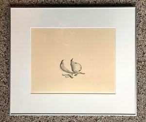 Metten Koornstra - Twee Peren - Handgesigneerd & ingelijst met passepartout (1972) kopen? Bied vanaf 1!