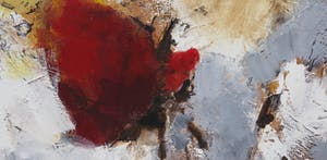 Carolina Paulussen - Acryl op doek, Rozen (Zeer groot 2 x 2 m!) kopen? Bied vanaf 450!