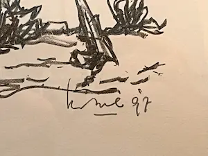 Kees Bol - Landschap met bomen - Handgesigneerd - Oplage 23/90 kopen? Bied vanaf 50!