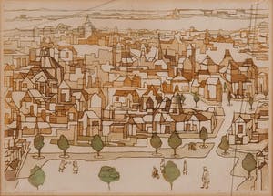 Loes Koldijk-Meyers - Wieringen - 6/35 - 1982 - ets op papier kopen? Bied vanaf 20!