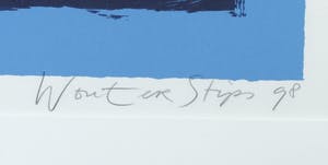 Wouter Stips - Zeefdruk, Siempre viene cuando le lliamo, siempre - Ingelijst kopen? Bied vanaf 40!