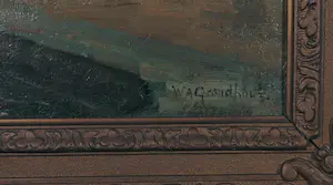 Willem Adrianus Grondhout - Olieverf op paneel, Pont de Tournelles Paris - Ingelijst kopen? Bied vanaf 100!