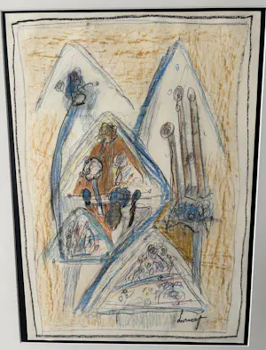 Jacques Doucet - Abstracte compositie kopen? Bied vanaf 1400!