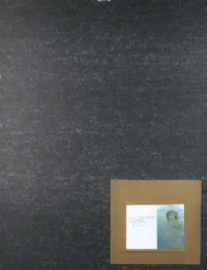 Corneille - Ingelijste pastel- en viltstifttekening, Femme et chat noir kopen? Bied vanaf 800!