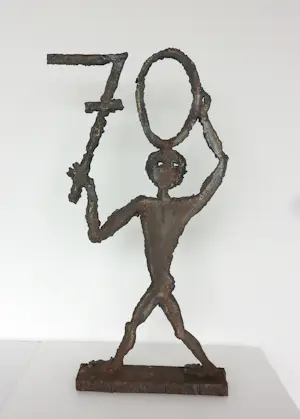 Albrecht Genin - Metalen sculptuur, Figur 70 kaufen? Bieten Sie von 150!