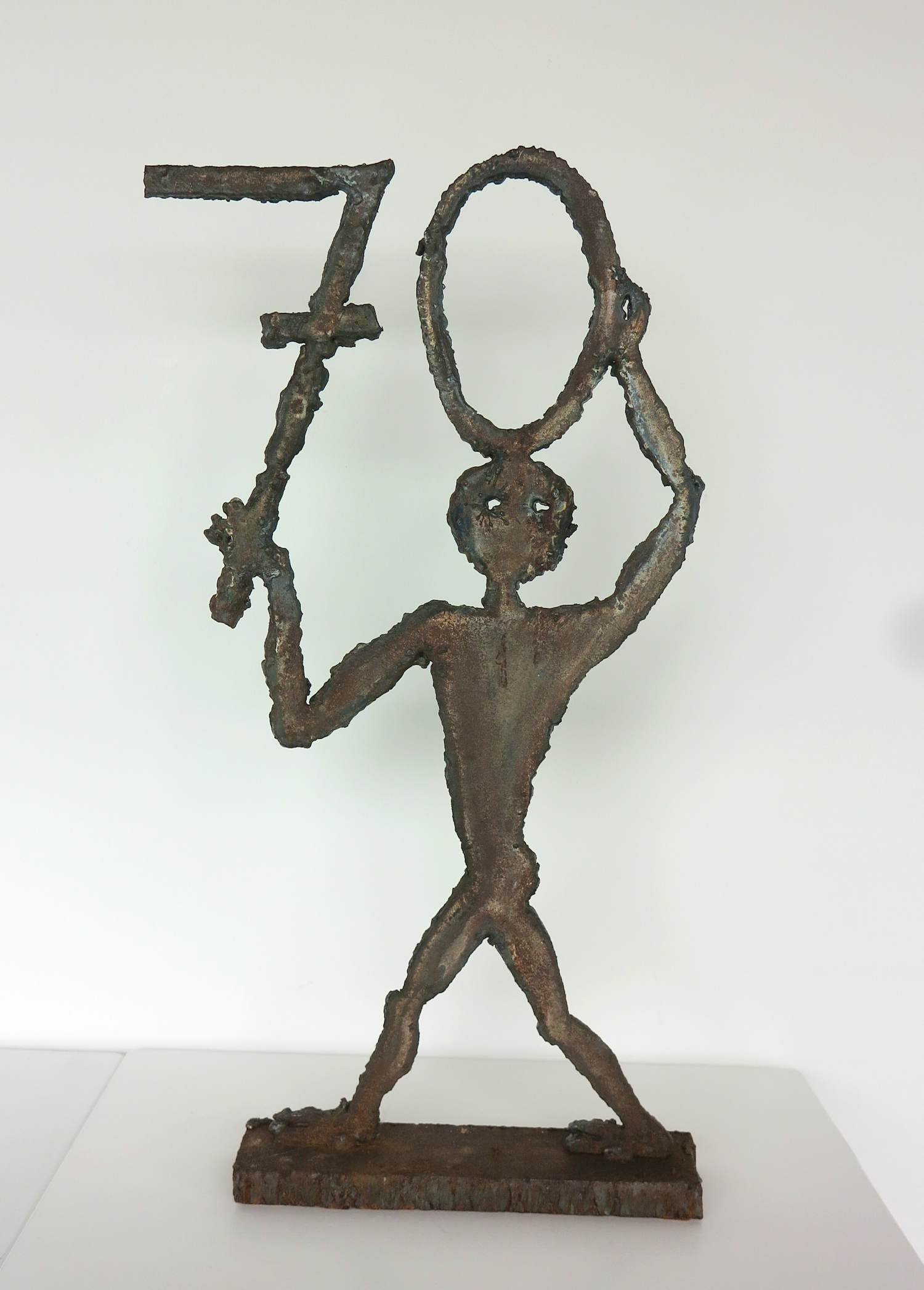 Albrecht Genin - Metalen sculptuur, Figur 70 kopen? Bied vanaf 500!
