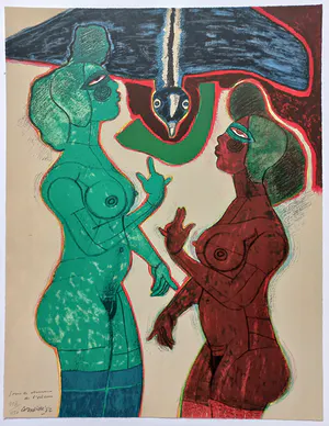 Corneille - Sous le charme de l’oiseau, litho kopen? Bied vanaf 350!