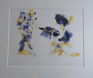 Ger Lataster - DE VADER TOONT ZIJN KIND ZO / KLEURLITHO / 63x75cm / SIG / 1990 PASSE-PARTOUT kopen? Bied vanaf 45!