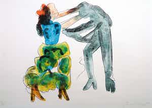 Jan Sierhuis - Litho, Flamenco verkocht voor € 50!