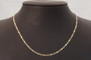 2518 - Elegant  - klein model - 14 karaats geel-gouden zg. "Anker" collier kopen? Bied vanaf 120!