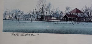 Ciano Siewert - Ingelijste litho: gezicht op Bergambacht kopen? Bied vanaf 49!