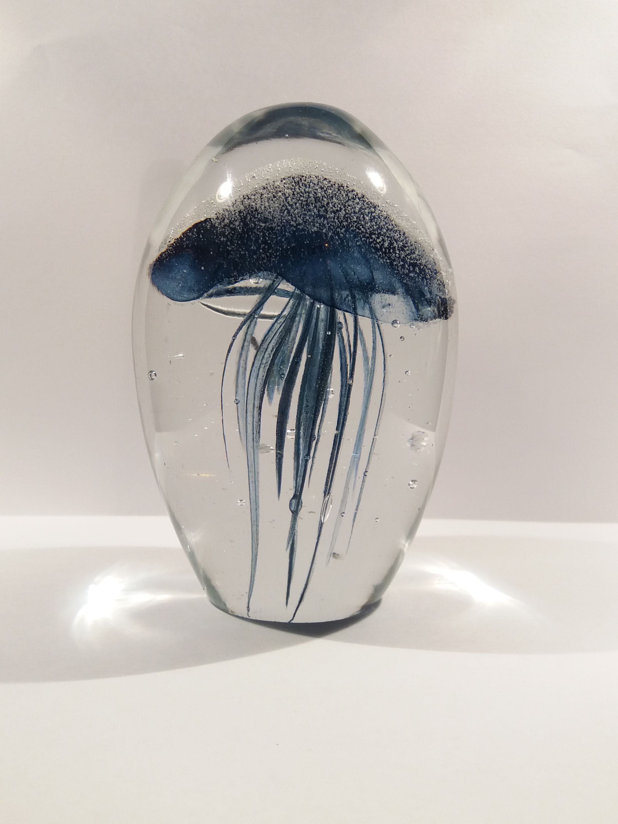 Niet of onleesbaar gesigneerd - 3D jellyfish Presse-papier Glow in the Dark kopen? Bied vanaf 1!