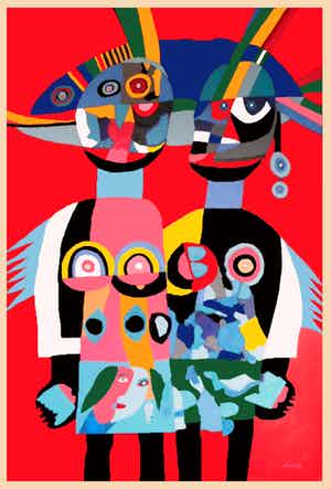 Peter Nieuwendijk - Twee dames (two lady's) verkocht voor € 400!