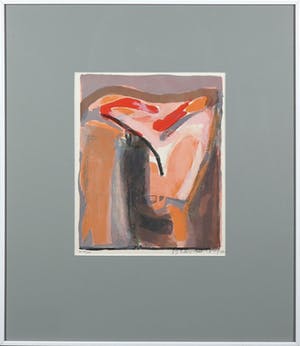 Bram van Velde - Litho, Le Crime d'une Nuit - Ingelijst kopen? Bied vanaf 350!