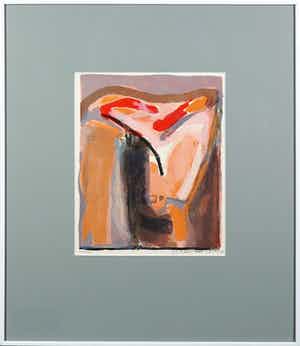 Bram van Velde - Litho, Le Crime d'une Nuit - Ingelijst verkocht voor € 350!