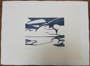 Paul Overhaus - 2 grote linosnedes kopen? Bied vanaf 1!